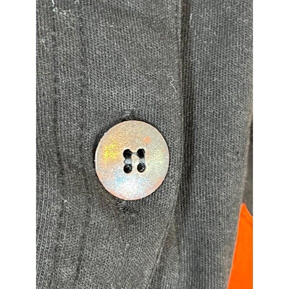 Chaus Jacket L Black Halloween Casual Festive Holiday Granny Preppy Embroidered - Picture 7 of 12